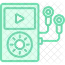 Mp Player Duotone Line Icon Icon