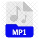 Mp 1 Archivo Formato Icono