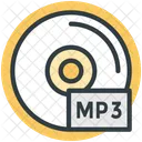Mp 3 Audio CD Icono