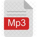 Mp 3 Archivo Formato Icono