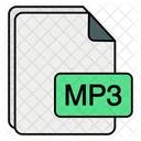 Mp 3 Datei Datei Musikdatei Symbol