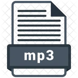 Mp3 file format  Icon