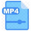 Mp 4 File Music Icon