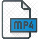 Mp 4 Film Video Icon