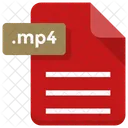 Mp 4 File Sheet Icon