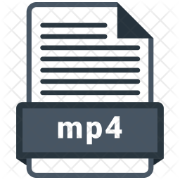 Mp4 File Icon Of Colored Outline Style Available In Svg Png Eps Ai Icon Fonts