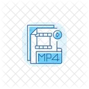 MP4 file  Icon