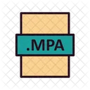 Mpa Datei Mpa Dateiformat Symbol