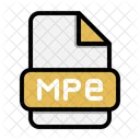 MPE 파일 문서 아이콘