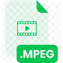 Mpeg File Document Icon