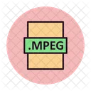 File Type Mpeg File Format Icon
