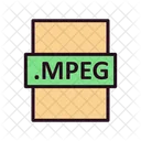 MPEG Datei MPEG Dateiformat Symbol