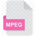 Mpeg 파일 형식 파일 아이콘