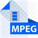 Mpeg File Mpeg File Format Icon