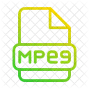 Mpeg File Document Icon