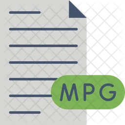 Mpeg Video File  Icon