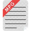 Mpeg Video File  Symbol