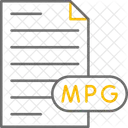 Mpeg Video File Icon