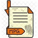 Mpg Document Format Icon