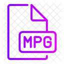Mpg Mpg File Mpg File Format Icon