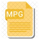 Mpg、ファイル、フォーマット アイコン