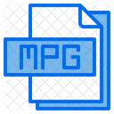 Mpg File File Type Icon