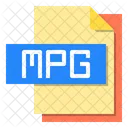 Mpg File File Type Icon