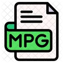 Mpg File Type File Format Icon