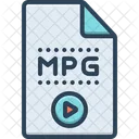 Mpg File  Icon