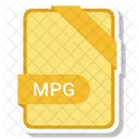 Mpg、ファイル、ドキュメント アイコン