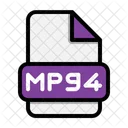 Mpg mpeg- arquivo de vídeo  Ícone