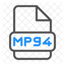 Mpg mpeg-Videodatei  Symbol