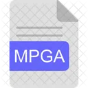 Mpga Archivo Formato Icono