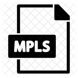 Mpls File Icon - Download in Glyph Style