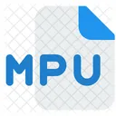 MPU Datei Audiodatei Audioformat Symbol