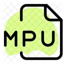 MPU Datei Audiodatei Audioformat Symbol