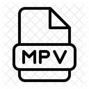 Mpv Datei Dokument Symbol