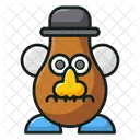 Mr Potato Toy Character Icon