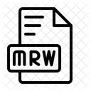 Mrw Format Document Icon