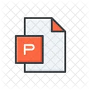 Ms Powerpoint  Icon