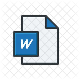 Ms Word  Icon