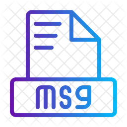 Msg Outlook-Mail-Nachricht  Symbol