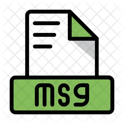 Msg Outlook-Mail-Nachricht  Symbol