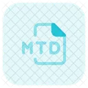 Mtd File Audio File Audio Format Icon