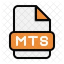 MTS 파일 문서 아이콘