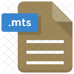 Mts file  Icon