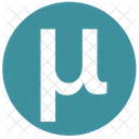 Mu Alphabet Greek Icon