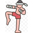 Muay Boxing Thai Kickboxing Icon