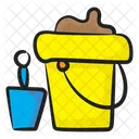 Mud Bucket Gardening Mud Kids Activity Icon