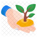 Mud Plant Sprout Growing Plant Icon
